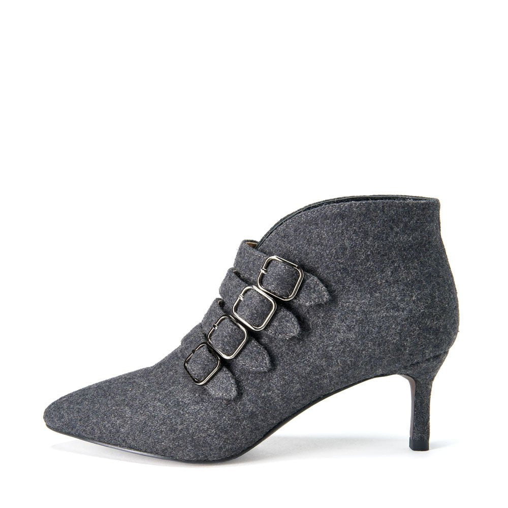 Rhea Wool Grey Boots by Age of Innocence