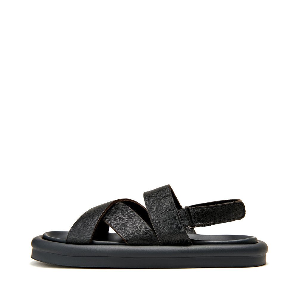 Rick Black Sandals GENTS by Age of Innocence