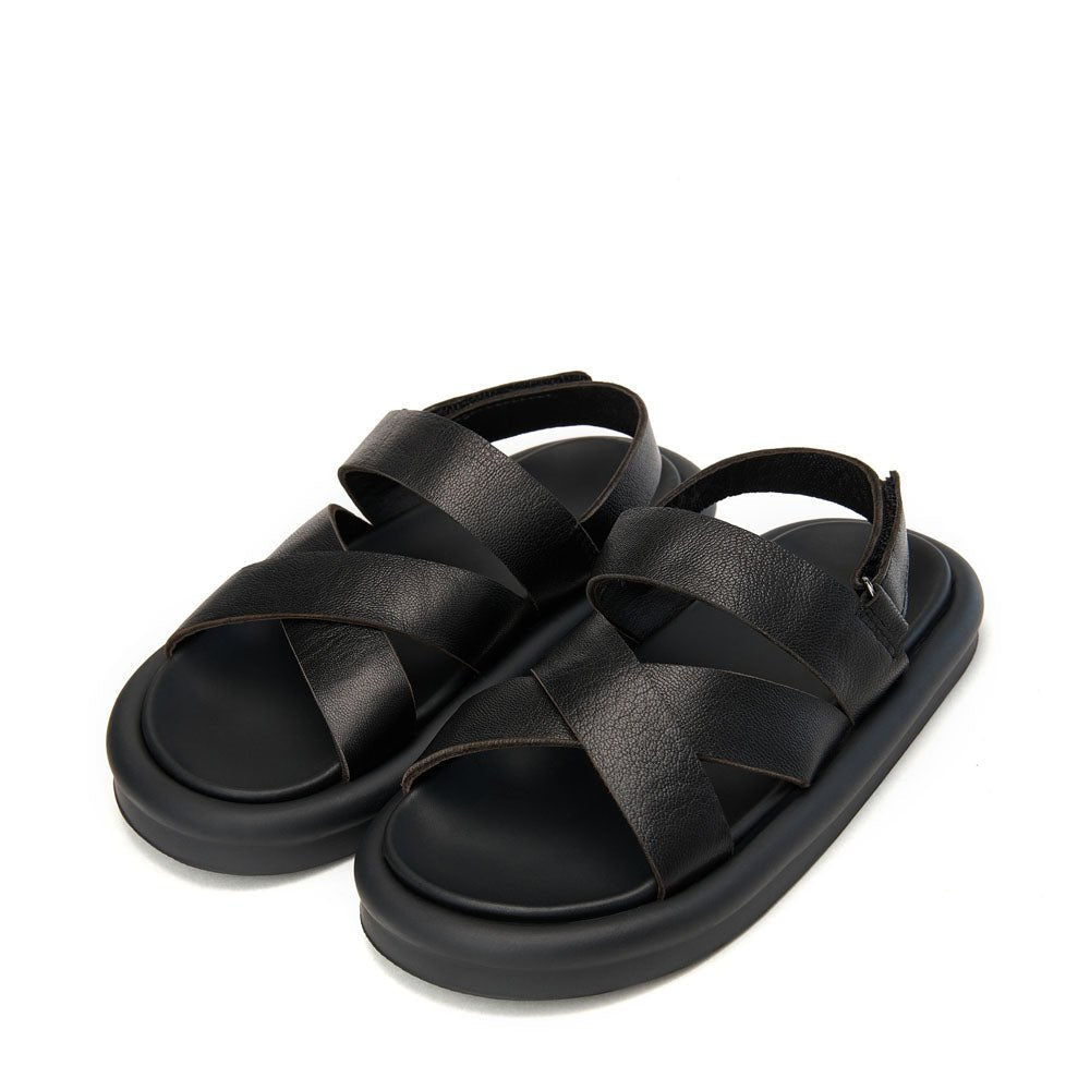 Rick Black Sandals GENTS by Age of Innocence
