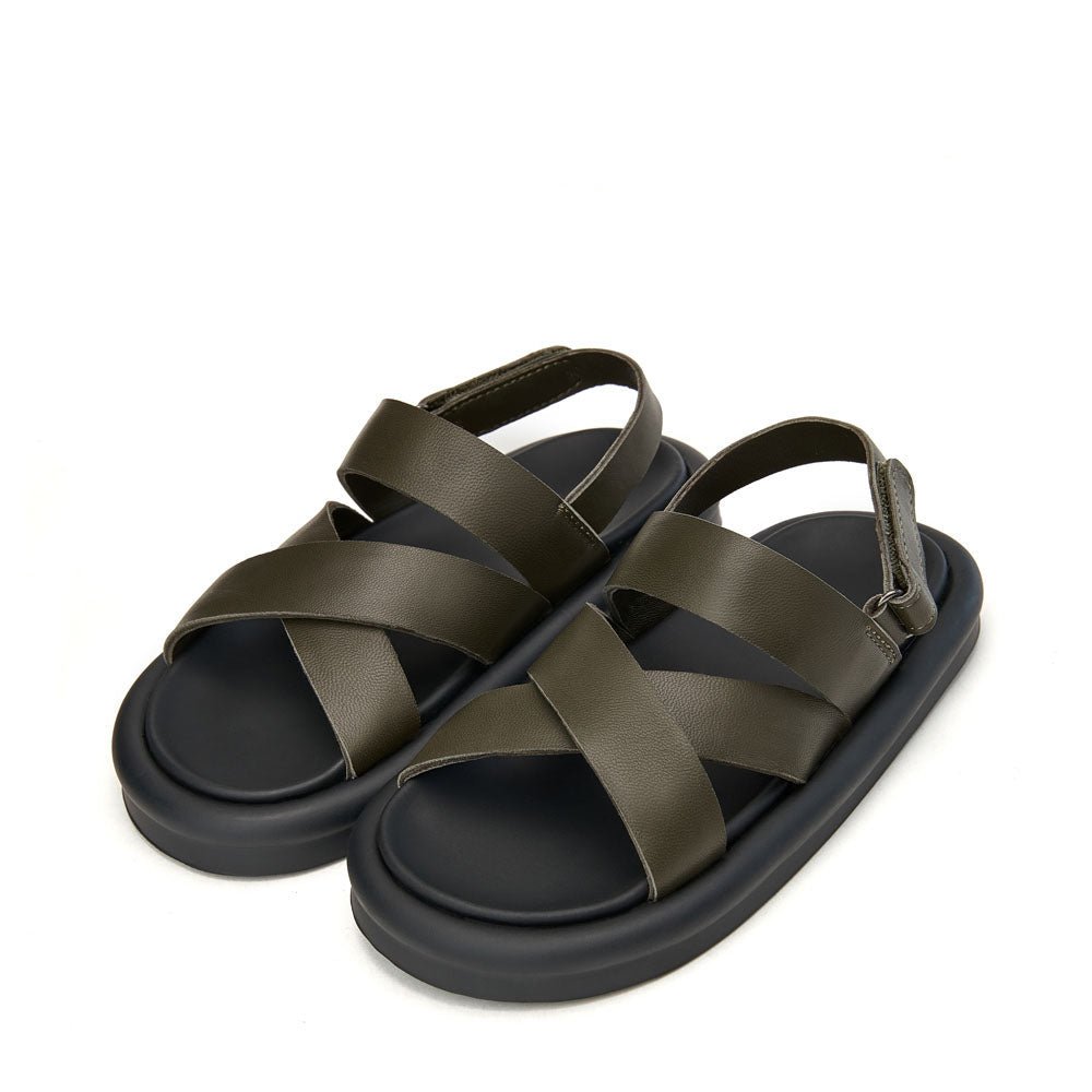 Rick Khaki Sandals GENTS by Age of Innocence