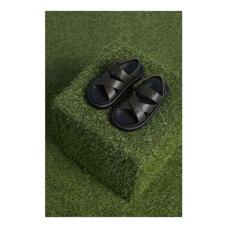 Rick Khaki Sandals by Age of Innocence