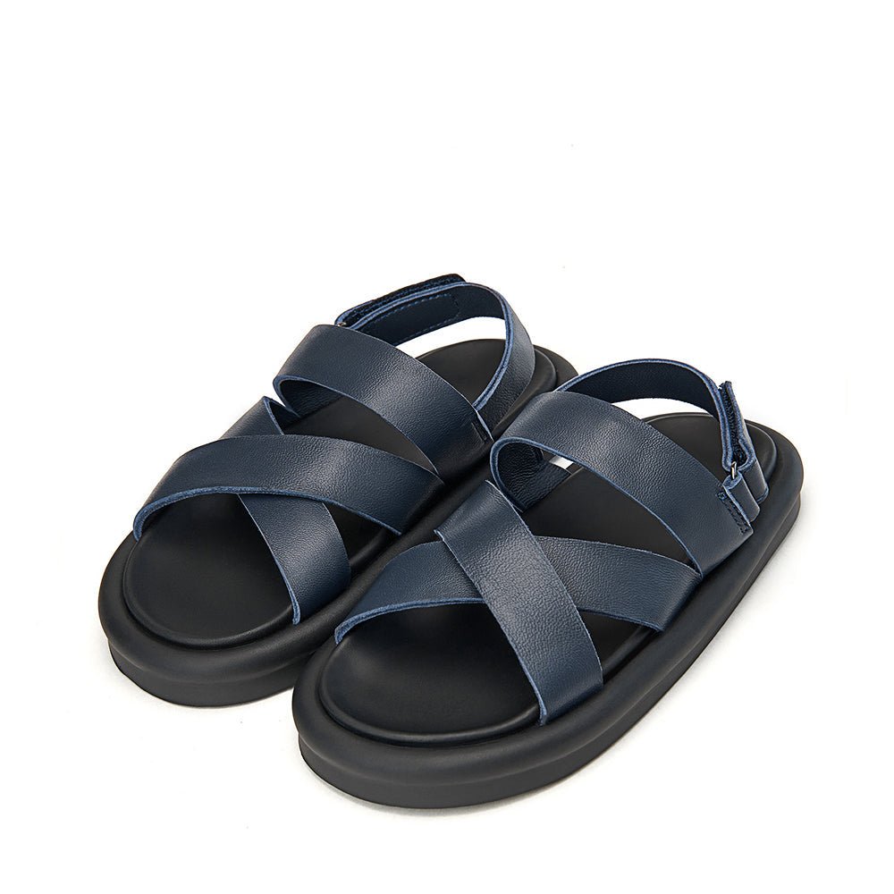 Rick Navy Sandals GENTS by Age of Innocence