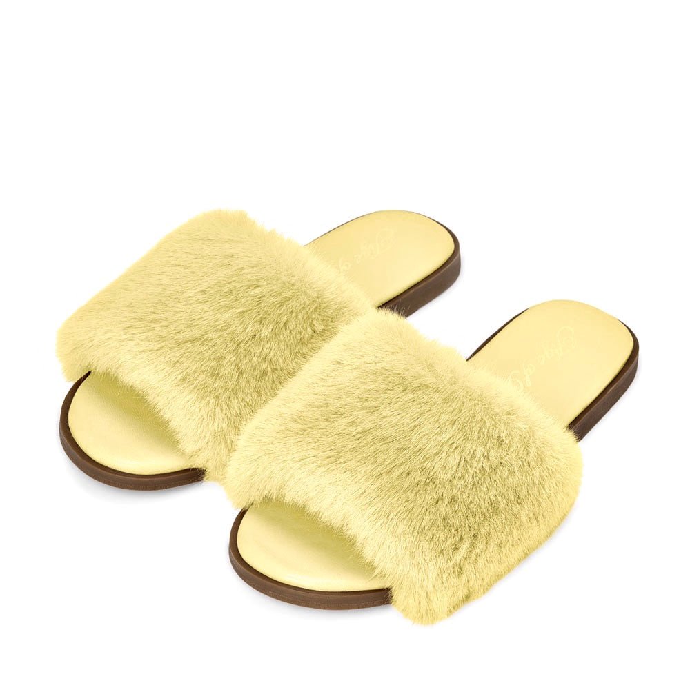Rosalie Yellow Sandals Age of Innocence
