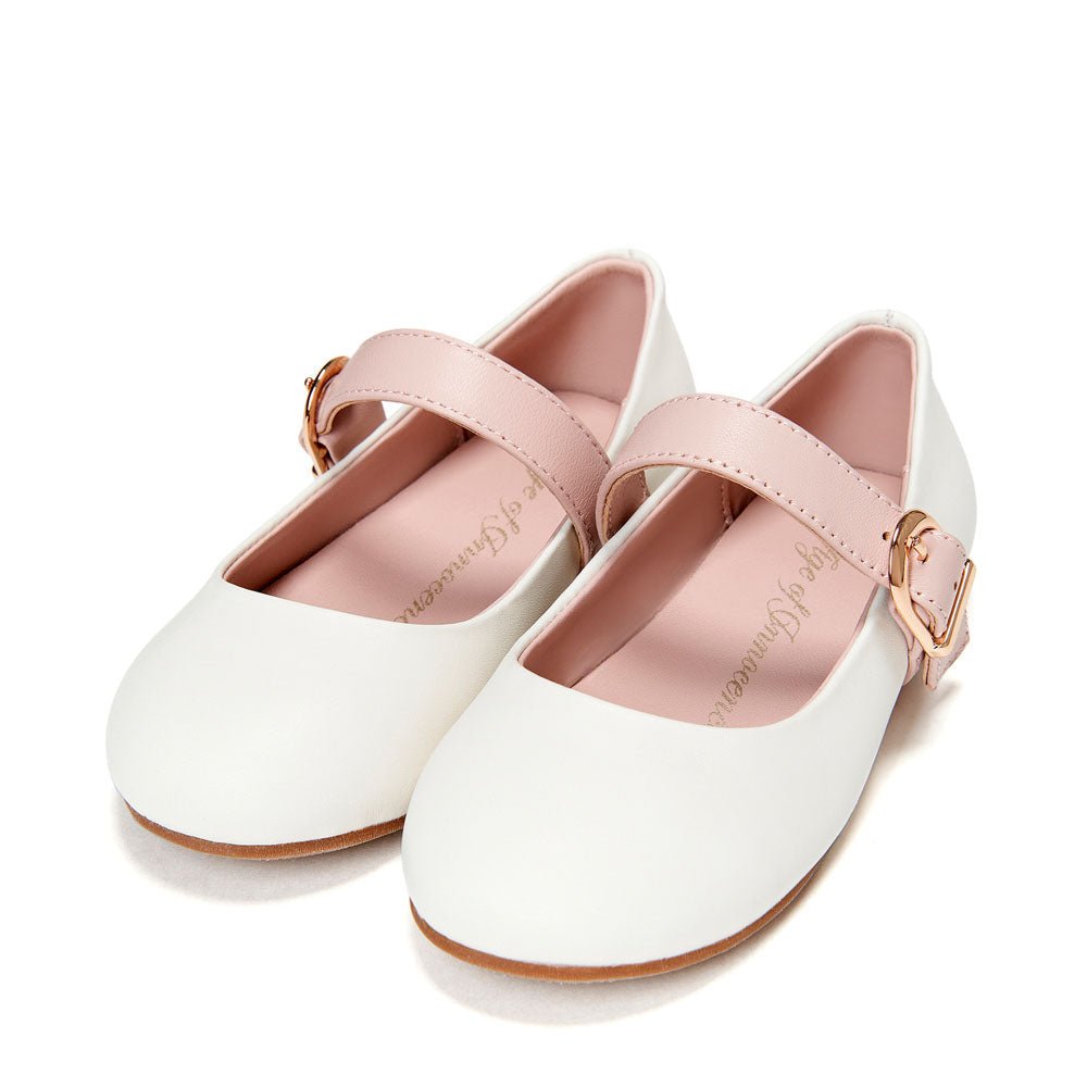 Ruby White/Pink Shoes by Age of Innocence