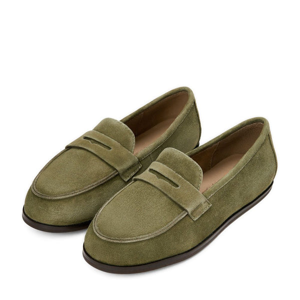 Ryan Khaki Loafers by Age of Innocence