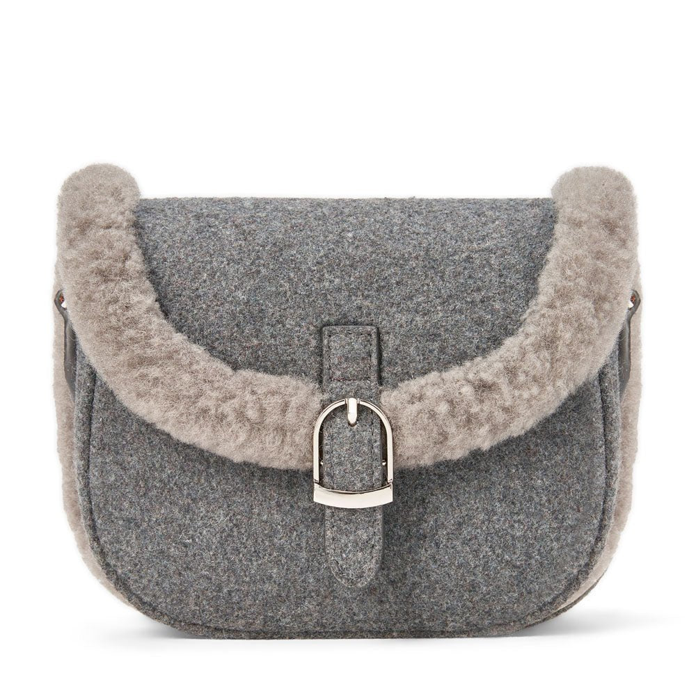 Shae Wool Grey Bag by Age of Innocence