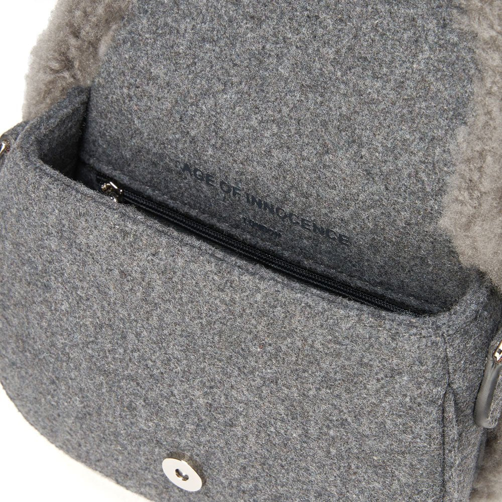 Shae Wool Grey Bag by Age of Innocence