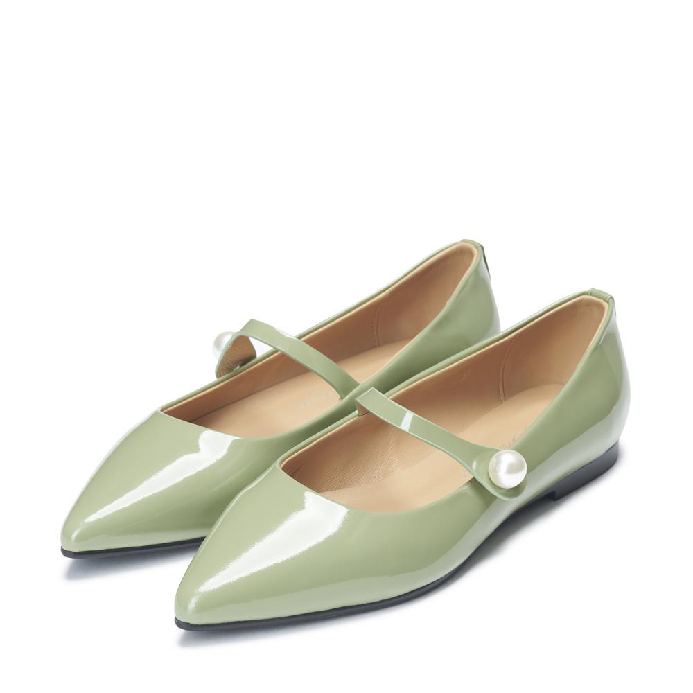 Thea Pearl Khaki Shoes by Age of Innocence