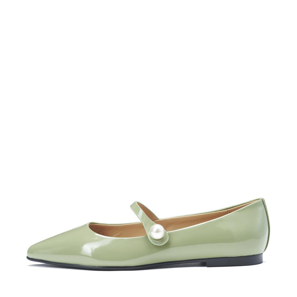 Thea Pearl Khaki Shoes by Age of Innocence