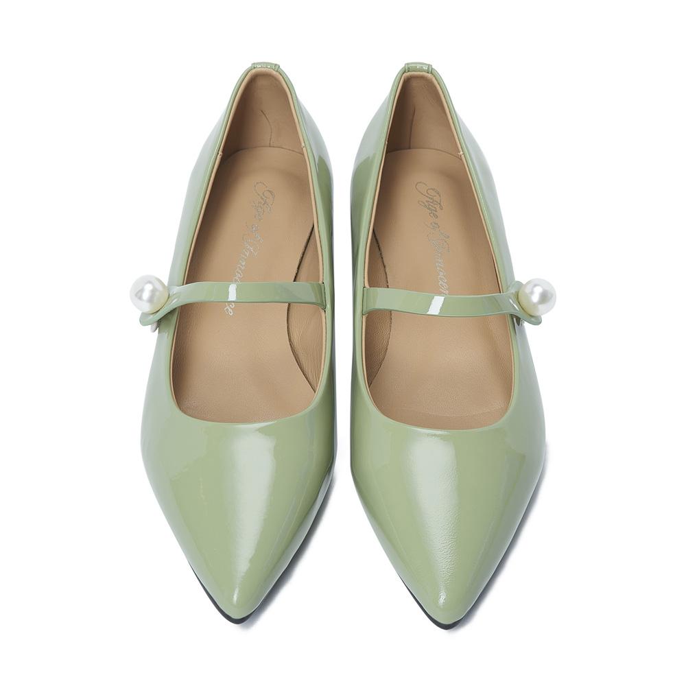 Thea Pearl Khaki Shoes by Age of Innocence