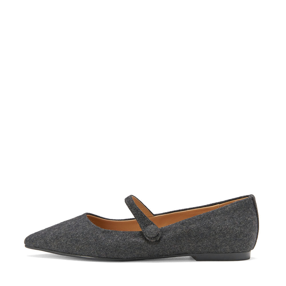 grey flat dress shoes Womens Grey Dress Flats - Shoes