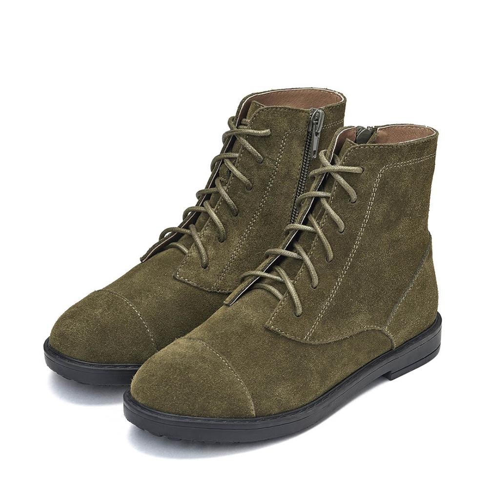 Thomas Suede Khaki Boots by Age of Innocence