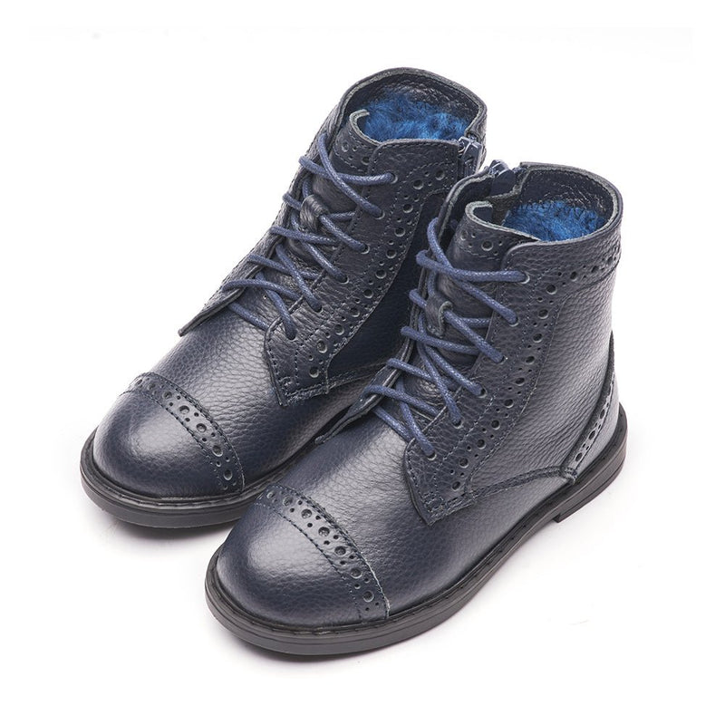 Thomas Winter Navy Boots by Age of Innocence