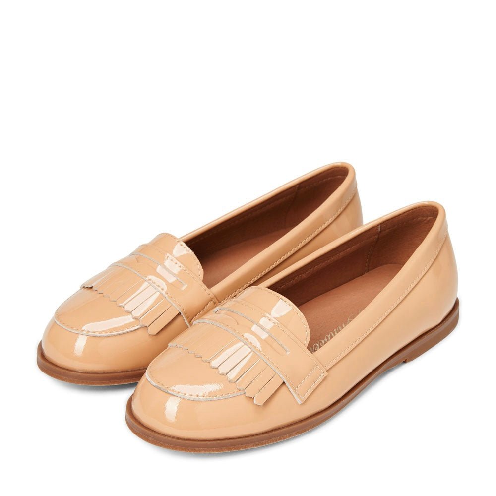 Valerie Beige Loafers by Age of Innocence