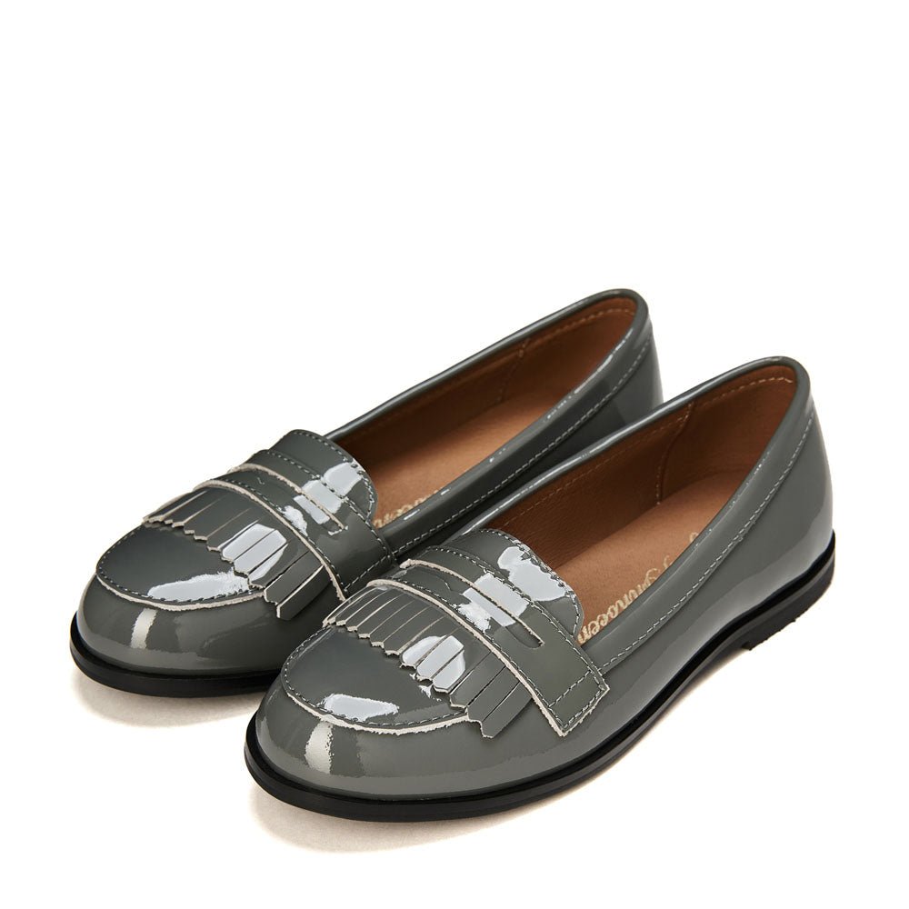 Valerie Grey Loafers by Age of Innocence