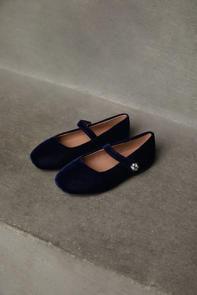 Whitney Navy Shoes by Age of Innocence