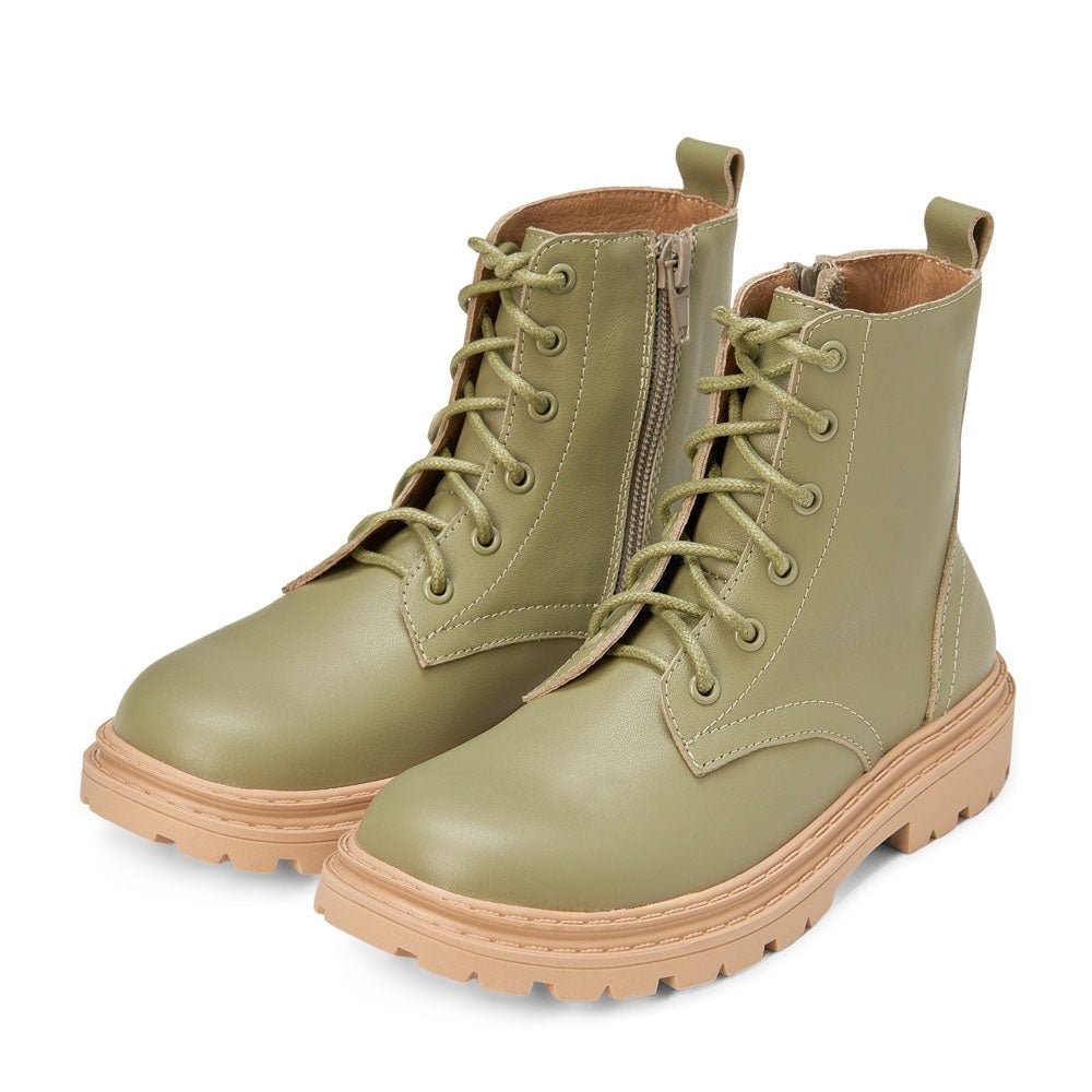 Willow Khaki Boots Age of Innocence