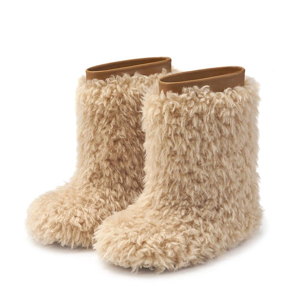 Yeti Beige Boots by Age of Innocence