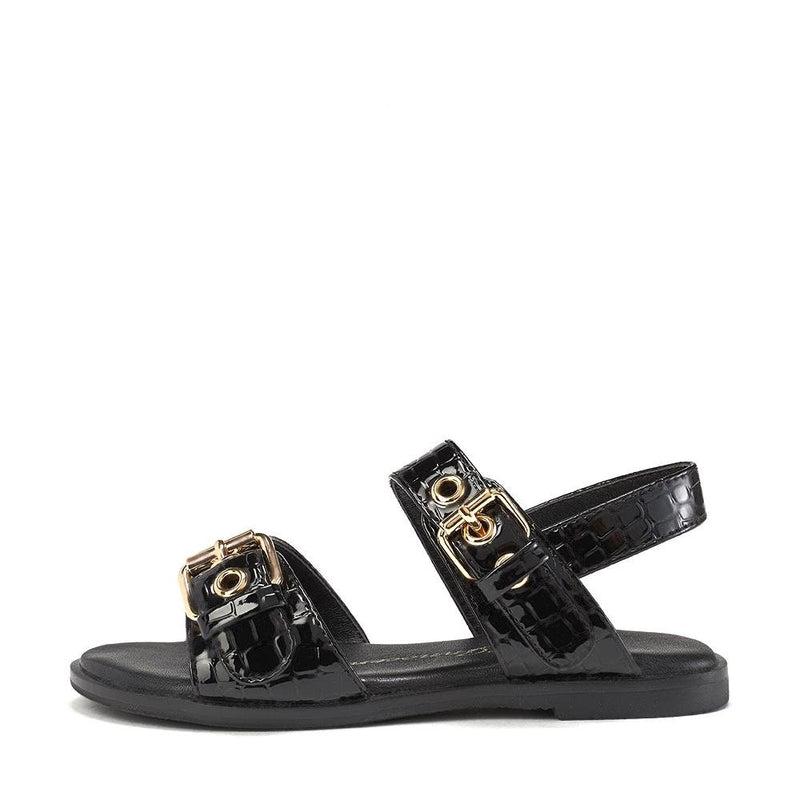 Zara padded leather cheap sandals