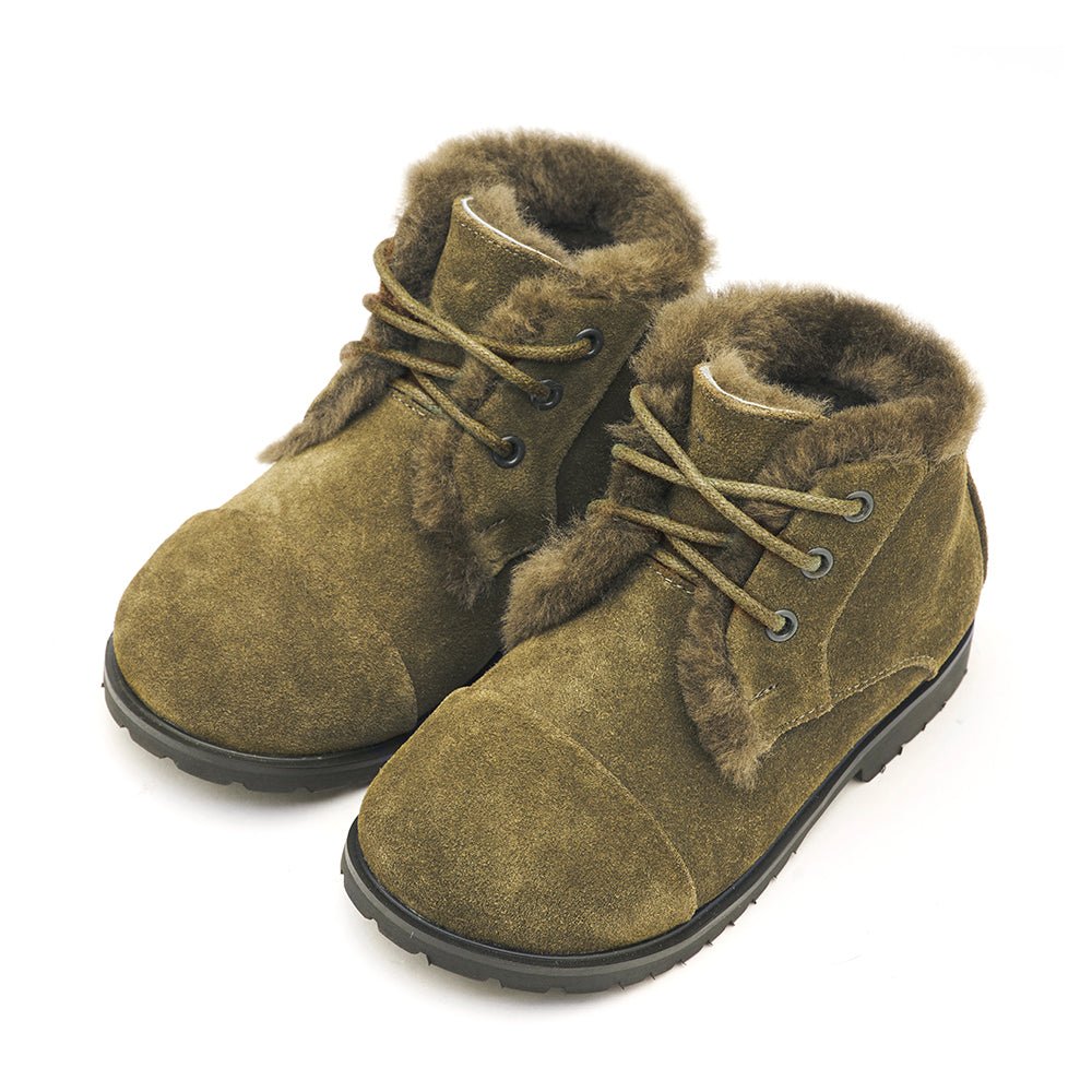 Zoey Khaki Boots by Age of Innocence