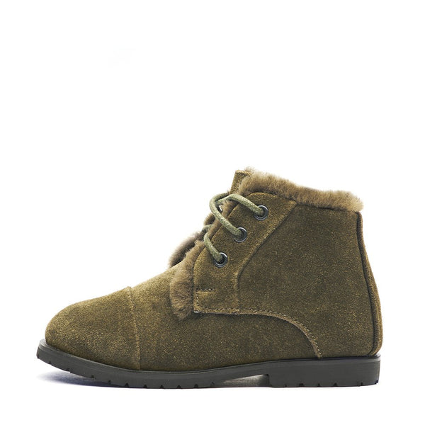Zoey Khaki Boots by Age of Innocence