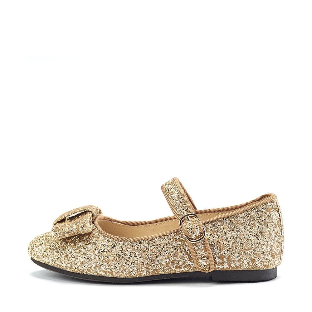 Ellen Glitter Gold Shoes Age of Innocence