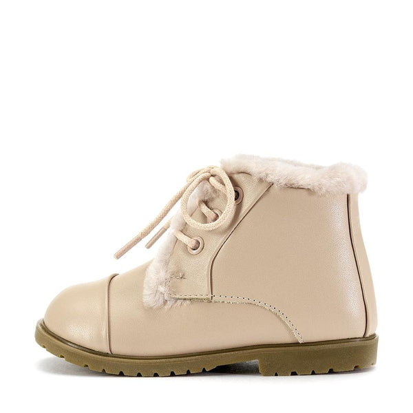 Zoey Leather Pink Boots by Age of Innocence